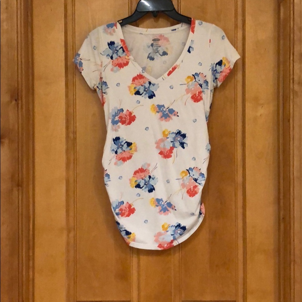 Flower Maternity T-Shirt